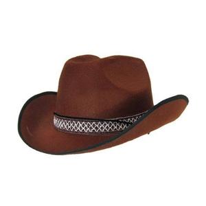 Cowboyhoed - bruin - vilt - volwassenen - western hoed - verkleedhoed cowboy