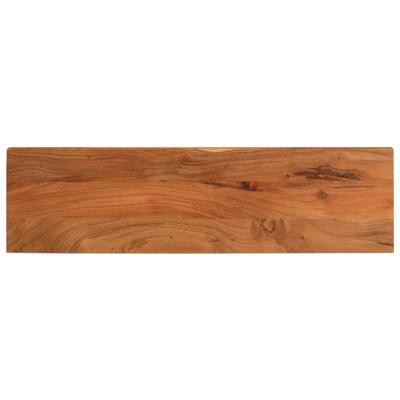 Tafelblad rechthoekig 110x40x2,5 cm massief acaciahout