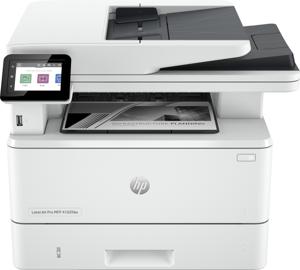 HP LaserJet Pro MFP 4102fdw printer, Zwart-wit, Printer voor Kleine en middelgrote ondernemingen, Printen, kopiëren, scannen, faxen, Draadloos; Geschikt voor Instant Ink; Printen vanaf een telefoon of tablet; Automatische documentinvoer