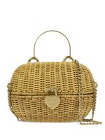 CHANEL Pre-Owned sac à main Heart Lock Basket (2005) - Tons neutres - thumbnail