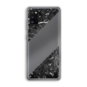 Zwart marmer: Samsung Galaxy A41 Transparant Hoesje