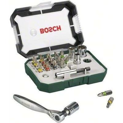 BOSCH Accessoires - set schroefkousen. 26 stks + ratel