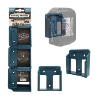 StealthMounts batterijhouders (6x) blauw - voor Makita 18V accu's StealthMounts batterijhouders (6x) blauw - voor Makita 18V accu's