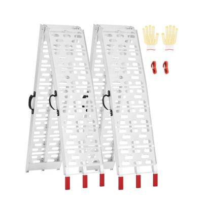 VEVOR 2 x Aluminium oprijplaten Zware laadplaten met handgrepen 2285 mm voor ATV