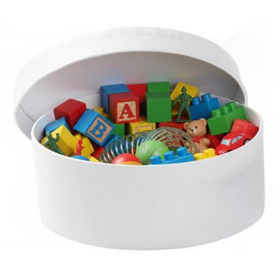 Ronde witte hobby knutsel doos - dozen van karton - 18.5 x 6.5 cm - Hoedendoos - cadeauverpakking Ronde witte hobby knutsel doos - dozen van karton - 18.5 x 6.5 cm - Hoedendoos - cadeauverpakking