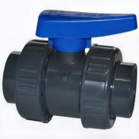 Effast PVC Kogelkraan 1" Binnendraad - Duurzaam, Water & Chemisch Resistent
