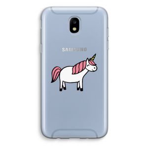 Eenhoorn: Samsung Galaxy J5 (2017) Transparant Hoesje