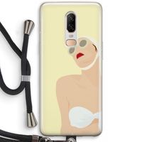 Summer: OnePlus 6 Transparant Hoesje met koord