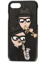 Dolce & Gabbana designer's patch iPhone 7 case - Noir