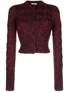 Prada Pre-Owned cardigan en maille épaisse - Rouge