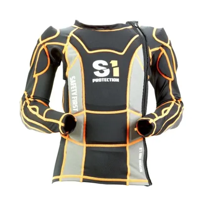 Body Protector - S1 Defense Pro 1.0 Jacket - Zwart / Oranje