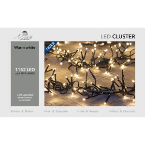 Kerstverlichting - 1152 leds - warm wit - 7 meter - clusterverlichting