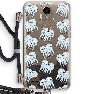 Octopussen: LG K10 (2017) Transparant Hoesje met koord