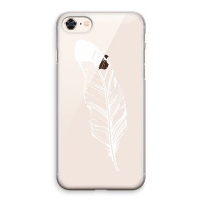 Pluim: iPhone 8 Transparant Hoesje