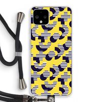 8-bit N°3: Pixel 4 Transparant Hoesje met koord