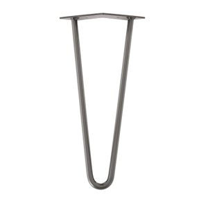 Stalen hairpin raw steel hairpin ø 1,2 cm en hoogte 35 cm