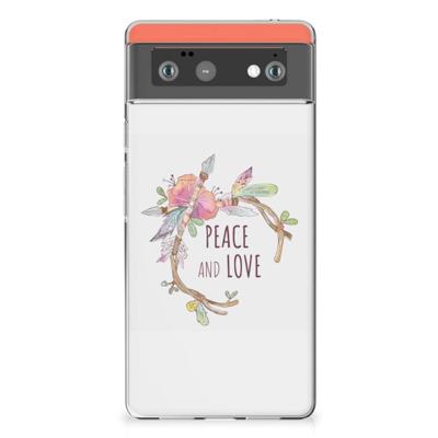 Google Pixel 6 Telefoonhoesje met Naam Boho Text