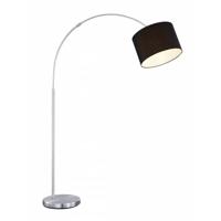 Trio Vloer schemerlamp Series 4611 met zwarte kap 30cm 461100102 - thumbnail