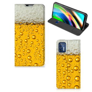 Motorola Moto G9 Plus Flip Style Cover Bier