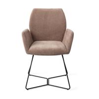 Jesper Home Misaki eetkamerstoel Mocha Mist beehive black