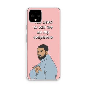 Hotline bling: Pixel 4 Transparant Hoesje