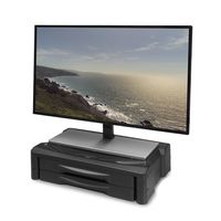 ACT AC8215 Monitor Standaard | Ultra Wide | 2 x Opberglades | Verstelbaar | Monitor Houder tot 32" en max10kg | Antislip