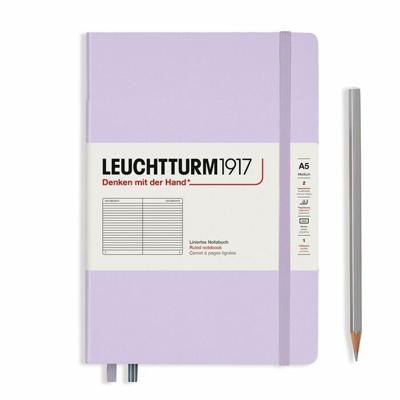 Leuchtturm Lilac, Medium (A5), 251 p., ruled