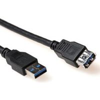 ACT USB 3.0 m/f 1.5m USB-kabel 1,5 m USB 3.2 Gen 1 (3.1 Gen 1) USB A Zwart - thumbnail