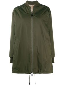 Liska veste bomber oversize - Vert