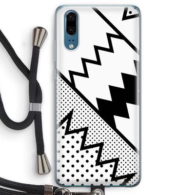Pop Art #5: Huawei P20 Transparant Hoesje met koord