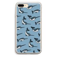 Narwhal: iPhone 7 Plus Transparant Hoesje