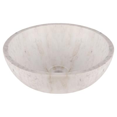 Differnz Marmor waskom marmer | wit | Ø 40 x 15 cm
