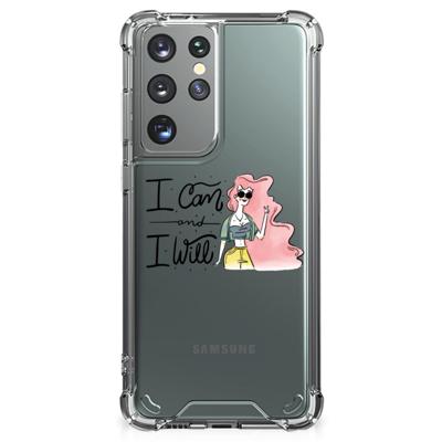 Samsung Galaxy S21 Ultra Stevig | Bumper Hoesje | i Can Samsung Galaxy S21 Ultra Stevig | Bumper Hoesje | i Can