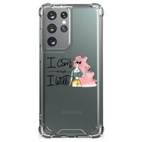 Samsung Galaxy S21 Ultra Stevig | Bumper Hoesje | i Can