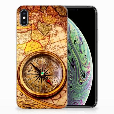 Apple iPhone Xs Max | Silliconen Back Cover | Kompas