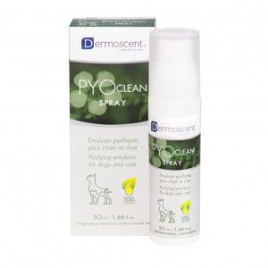 Dermoscent PYOclean spray voor hond en kat 3 x 50 ml