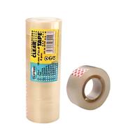 Centrum Plakband - 8x stuks - transparant - 19 mm x 33 m - kantoorartikelen