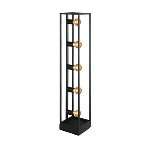 EGLO Eldrick Vloerlamp - E27 - 100 cm - Zwart