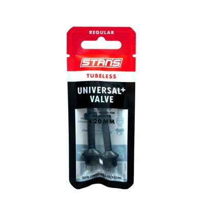 STANS Stan&apos;s tubeless universal+ valves - regular - black