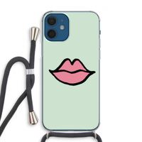 Kusje: iPhone 12 Transparant Hoesje met koord
