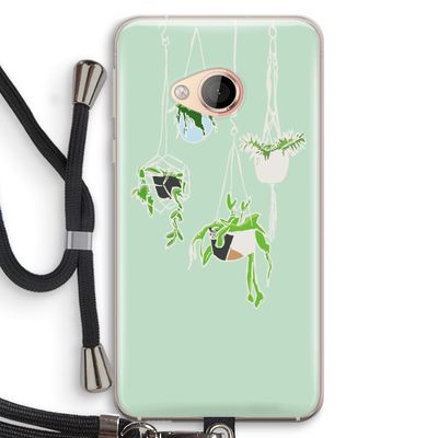 Hang In There: HTC U Play Transparant Hoesje met koord