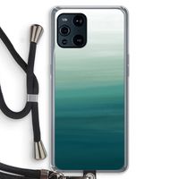 Ocean: Oppo Find X3 Pro Transparant Hoesje met koord