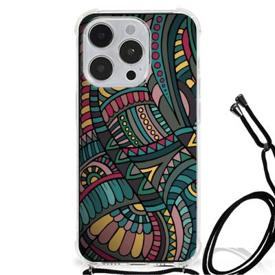 iPhone 14 Pro Max Doorzichtige Silicone Hoesje Aztec iPhone 14 Pro Max Doorzichtige Silicone Hoesje Aztec