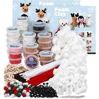 Foam Clay Groepsset pooldieren met ®, diverse kleuren, 1 set