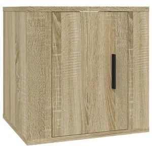 The Living Store Wandmeubel Sonoma Eiken - 40 x 34.5 x 40 cm - TV-kast