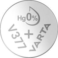 Varta Knoopcel 377 1.55 V 1 stuk(s) 21 mAh Zilveroxide SILVER Coin V377/SR66 Bli 1 Varta Knoopcel 377 1.55 V 1 stuk(s) 21 mAh Zilveroxide SILVER Coin V377/SR66 Bli 1