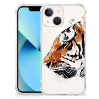 Back Cover iPhone 13 mini Watercolor Tiger - thumbnail