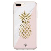 iPhone 8 Plus/7 Plus siliconen hoesje - Ananas