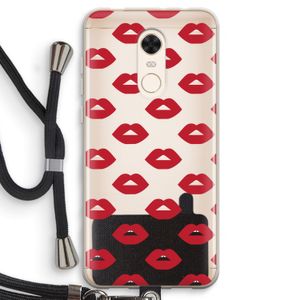 Lips: Xiaomi Redmi 5 Transparant Hoesje met koord