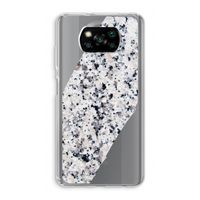 Gespikkelde marmer: Xiaomi Poco X3 Pro Transparant Hoesje
